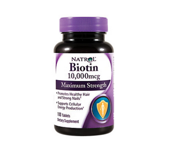 BIOTIN 10000 MCG (100 TABLETAS)