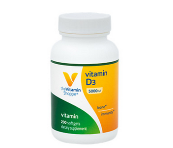 VITAMINA D3 5000 UI (200 CÁPSULAS BLANDAS)